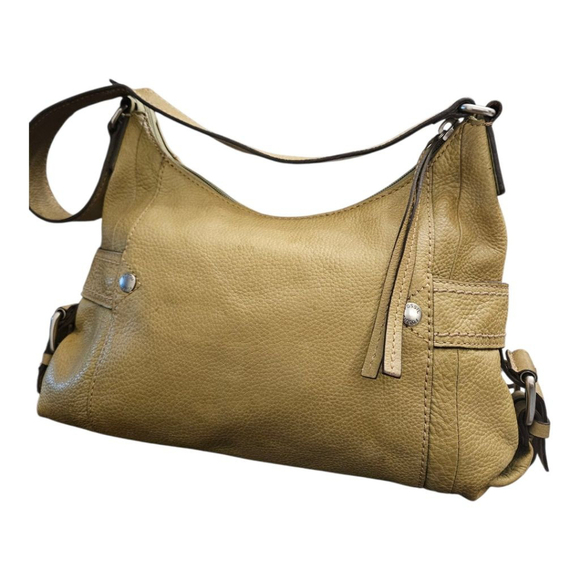 Fossil Olive Green Leather Shoulder Bag Medium - Picture 2 of 16